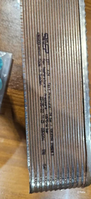 Intercambiador de placas SWEP E8Tx24 . NUEVO.