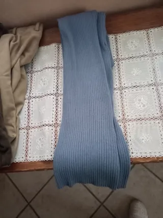 Coppia pantaloni Zara Tg S nero e azzurro