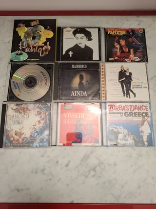 9+1 CD dagli anni '80. Titoli in descrizione