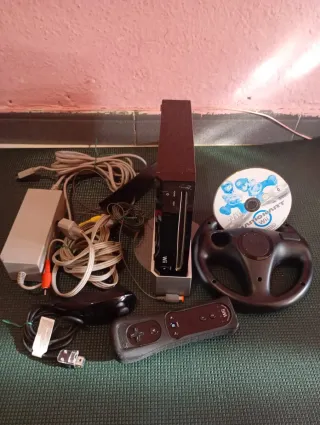 Nintendo Wii Nera + Accessori