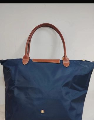 Bolso Longchamp L Azul Marrón