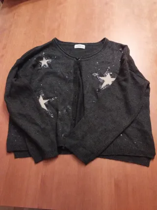 Chaqueta niña estrellas lentejuelas 8 años