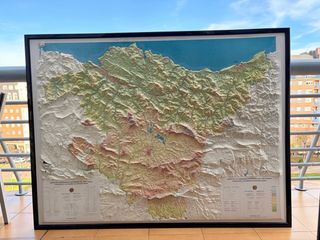 Mapa Relieve País Vasco