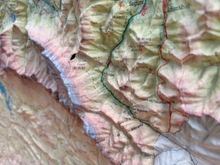 Mapa Relieve País Vasco