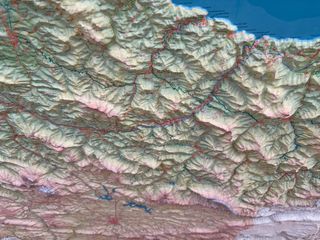 Mapa Relieve País Vasco