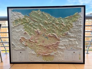 Mapa Relieve País Vasco