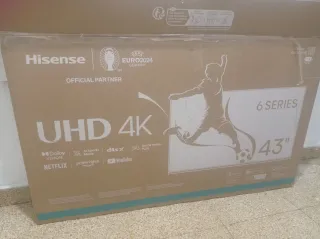 TV Hisense 43 UHD 4K Repuesto Pantalla Rota