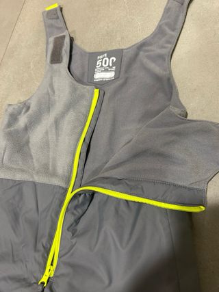 Pantaloncino e giacca da sci Decathlon, bambini 5-7 anni