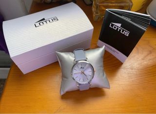 Reloj Lotus Mujer gris/plata con caja original