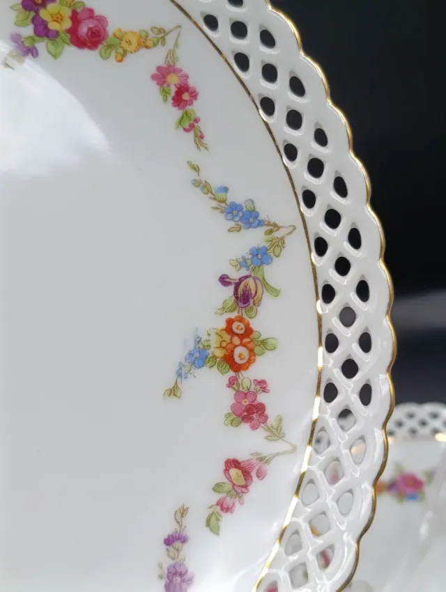 Juego Porcelana Schumann Flores