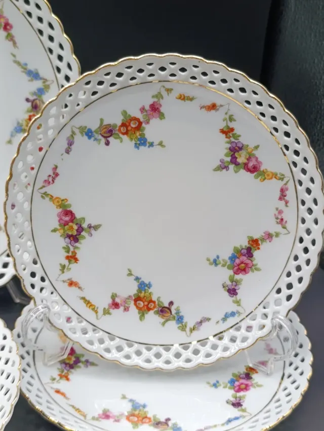 Juego Porcelana Schumann Flores