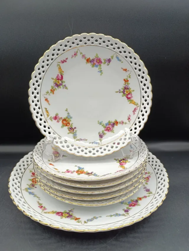 Juego Porcelana Schumann Flores