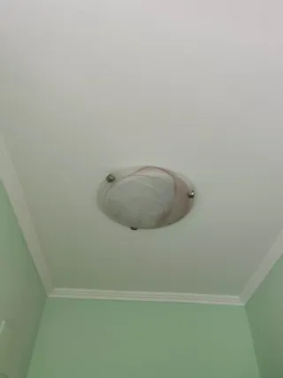 Plafón de techo redondo mármol rosa