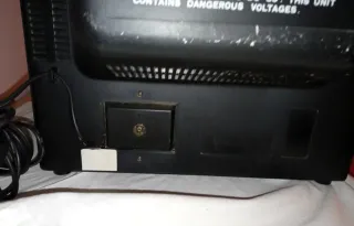 TV Philips Antigua Analógica Negra