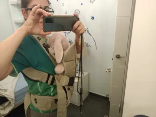 Mochila Portabebés Babybjörn Beige. Está nueva