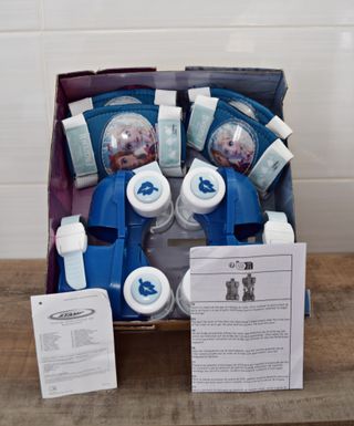 PATINES PARA NIÑOS DE FROZEN 2 CON RODILLERAS