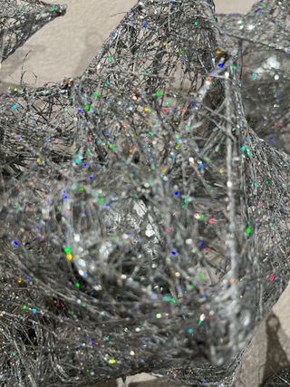 5 Estrellas Decorativas Plateadas