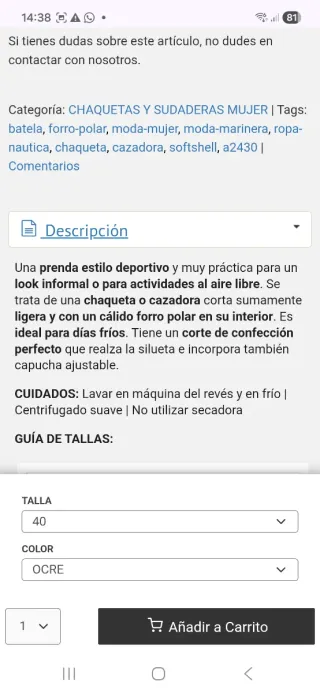 Chaqueta Softshell Batela Mujer Roja