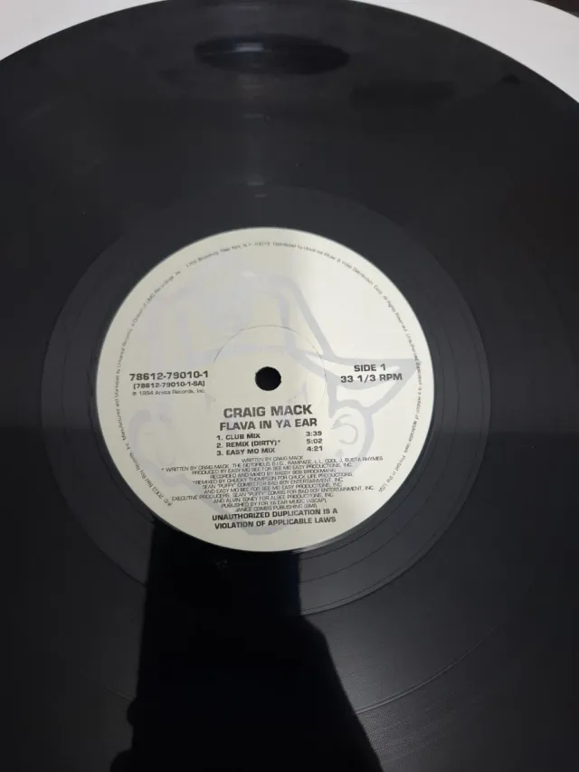 Vinilo Craig Mack - Flava In Ya Ear