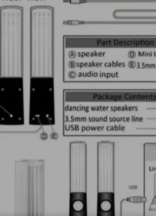 Altavoces negros y plateados