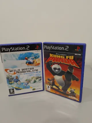 Jogos PS2 Kung Fu Panda e Wild Water