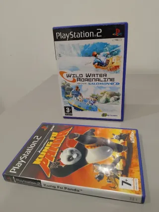 Jogos PS2 Kung Fu Panda e Wild Water