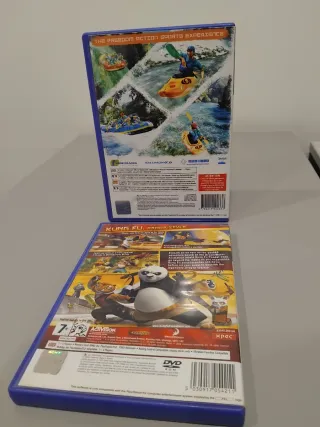 Jogos PS2 Kung Fu Panda e Wild Water