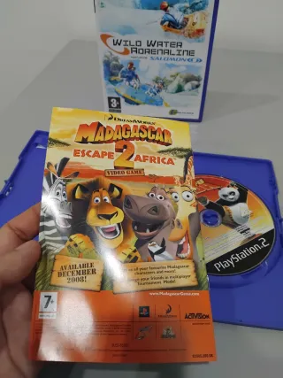 Jogos PS2 Kung Fu Panda e Wild Water