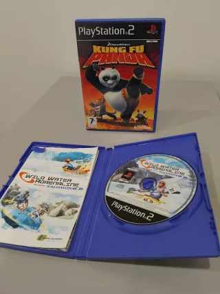 Jogos PS2 Kung Fu Panda e Wild Water