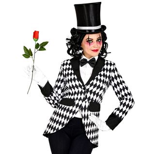 Costume Arlechino, frac, pagliaccio, circo, carnevale