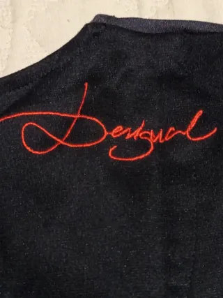 Vestido Desigual Negro Multicolor