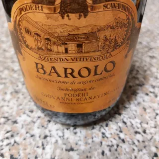 Barolo Poderi Scanavino 1977