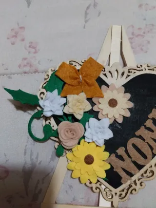 Soprammobile cuore Nonni decorato