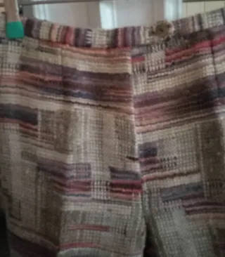 Pantaloni sartoriali fantasia tg 40