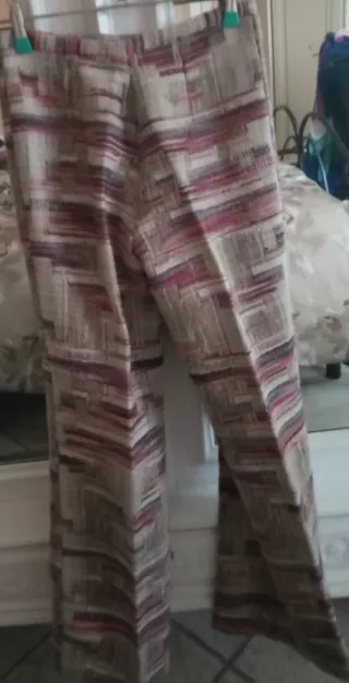 Pantaloni sartoriali fantasia tg 40