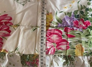 Colcha bouti flores multicolor