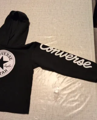 Sudadera Converse niño/a negra