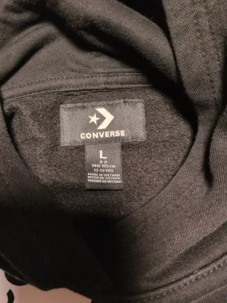 Sudadera Converse niño/a negra