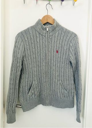 Cárdigan Polo Ralph Lauren Gris Talla L