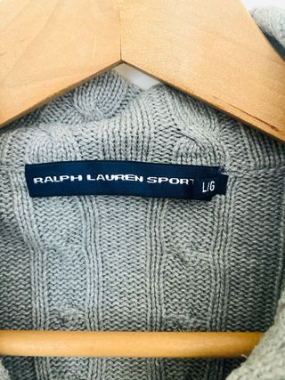 Cárdigan Polo Ralph Lauren Gris Talla L