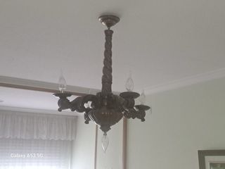 Dormitorio antiguo de madera