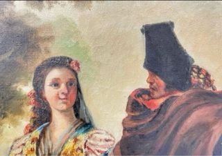Pintura óleo Escuela Española S. XIX
