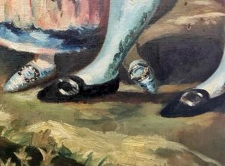 Pintura óleo Escuela Española S. XIX