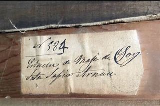 Pintura óleo Escuela Española S. XIX