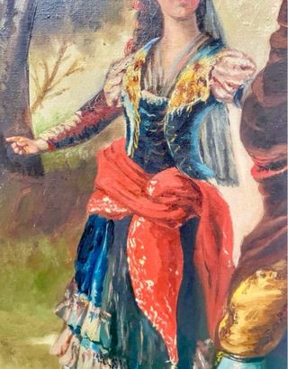 Pintura óleo Escuela Española S. XIX