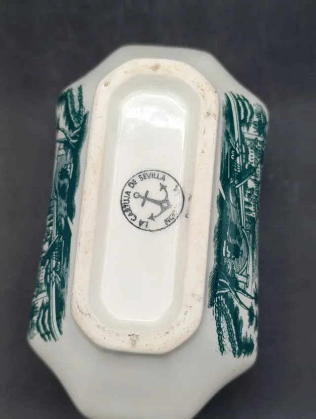 Salsera Cartuja de Sevilla Verde