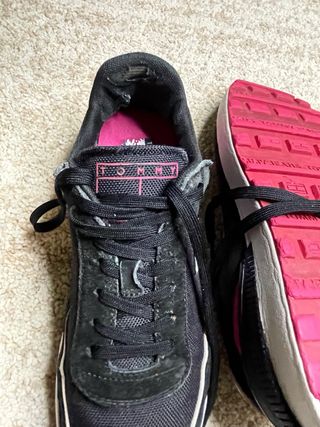 Zapatillas Tommy Hilfiger Runner Negro Rosa