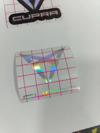 Pegatinas Cupra Holográficas y Negras