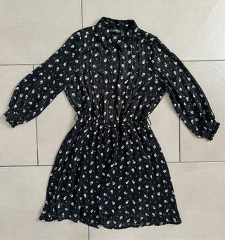 Vestido Tintoretto Negro Talla S