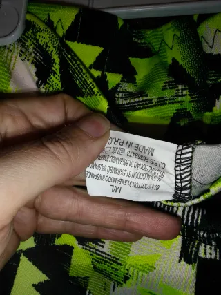 Mallas deportivas estampado geométrico